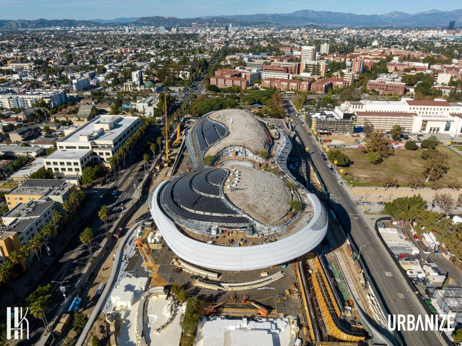 Exterior finishes taking shape at the Lucas Museum of Narrative Art